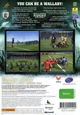 Jonah Lomu Rugby Challenge (USA) box cover back